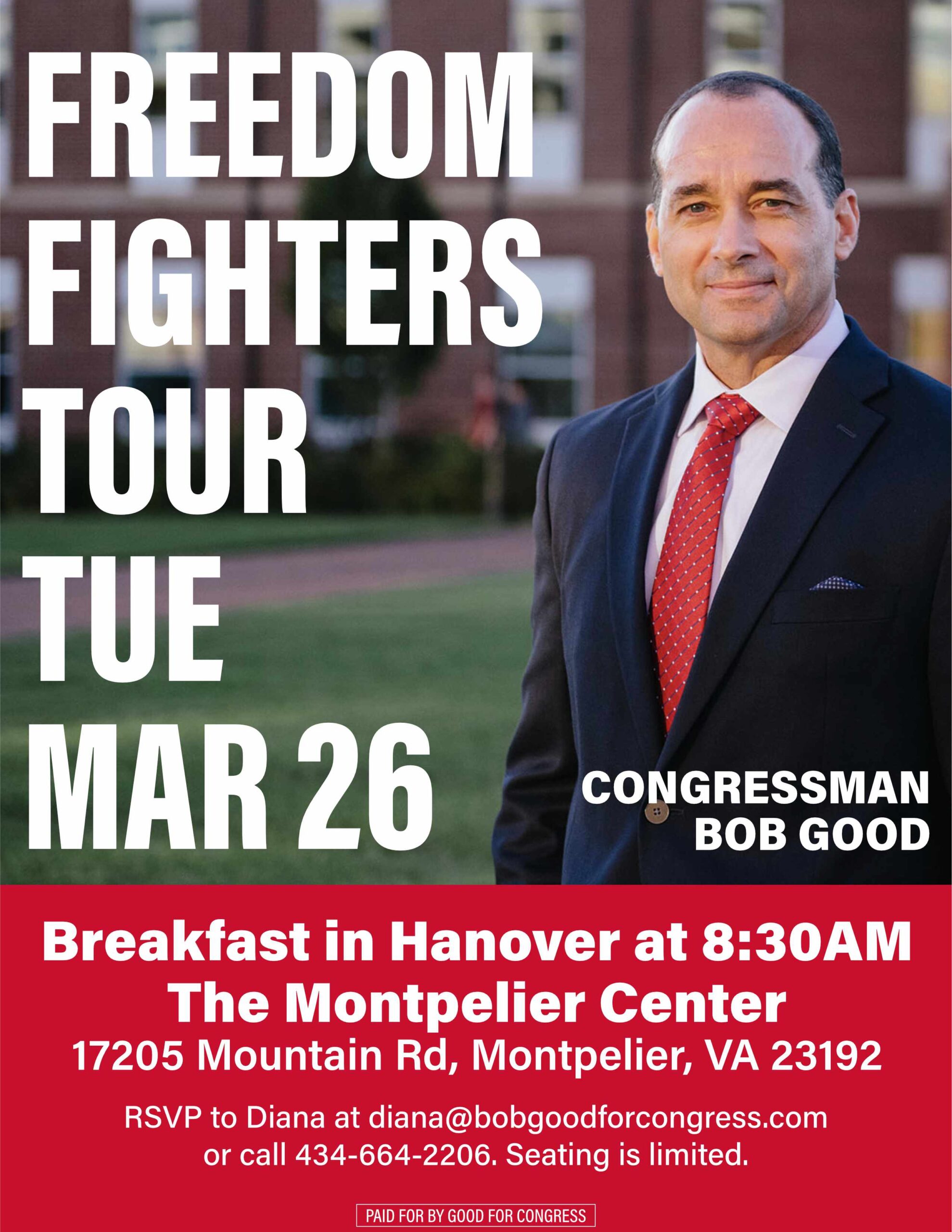Freedom Fighters Tour March 26