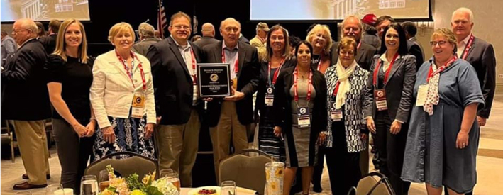 Hanover County team with Advance Unit of the Year award